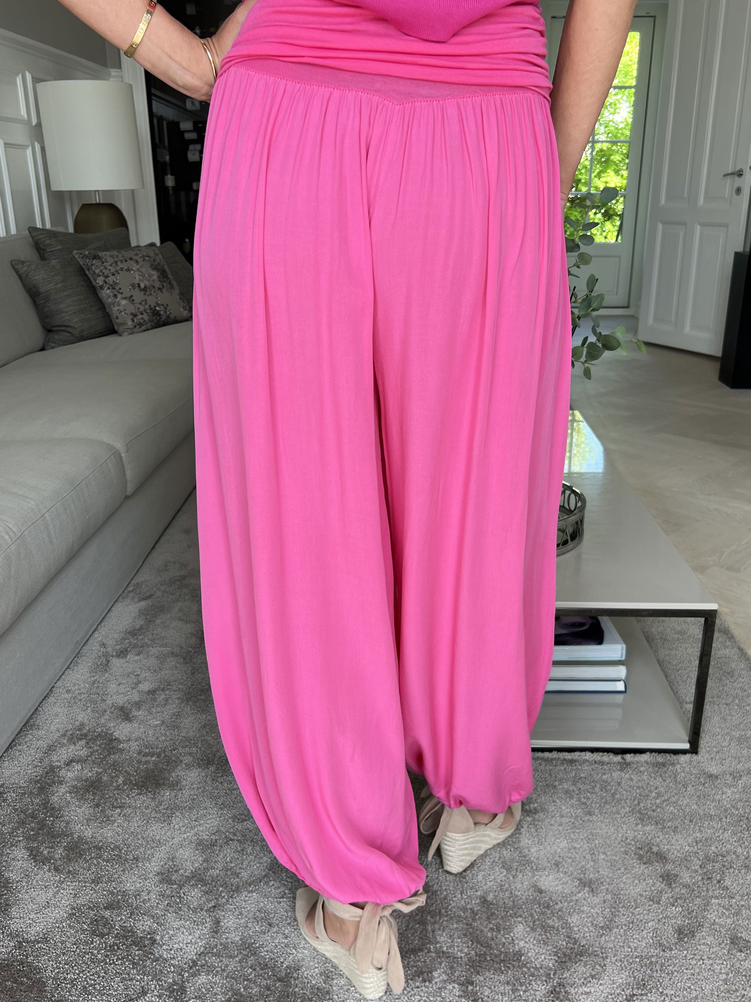 Vibe - Lette og løse bukser med elastikkant i livet